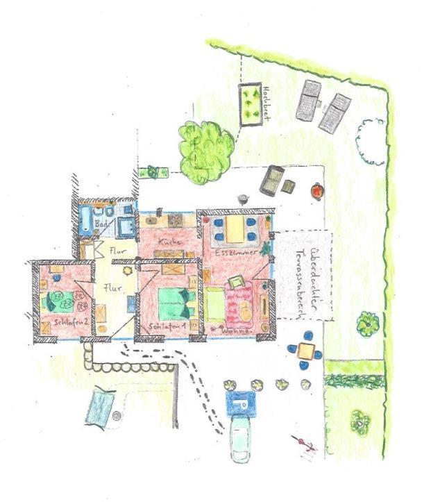Ferienwohnung "Zum Paladin" Berg  Exteriér fotografie